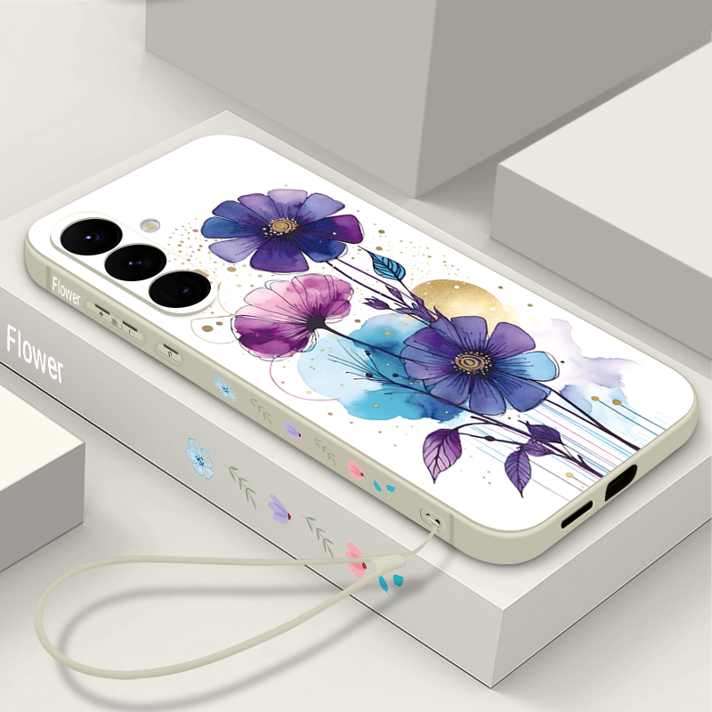 Samsung Galaxy A55 - Funda Protectora Suave con Cordón de