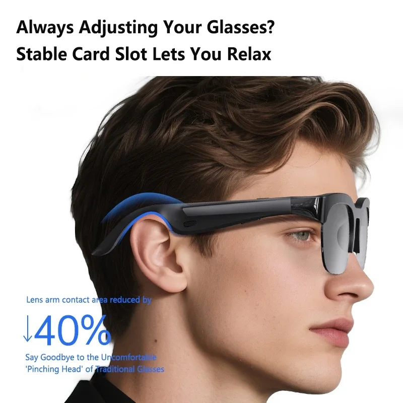 Smart Glasses Lens - Gafas inteligentes Lenovo 8K con IA,