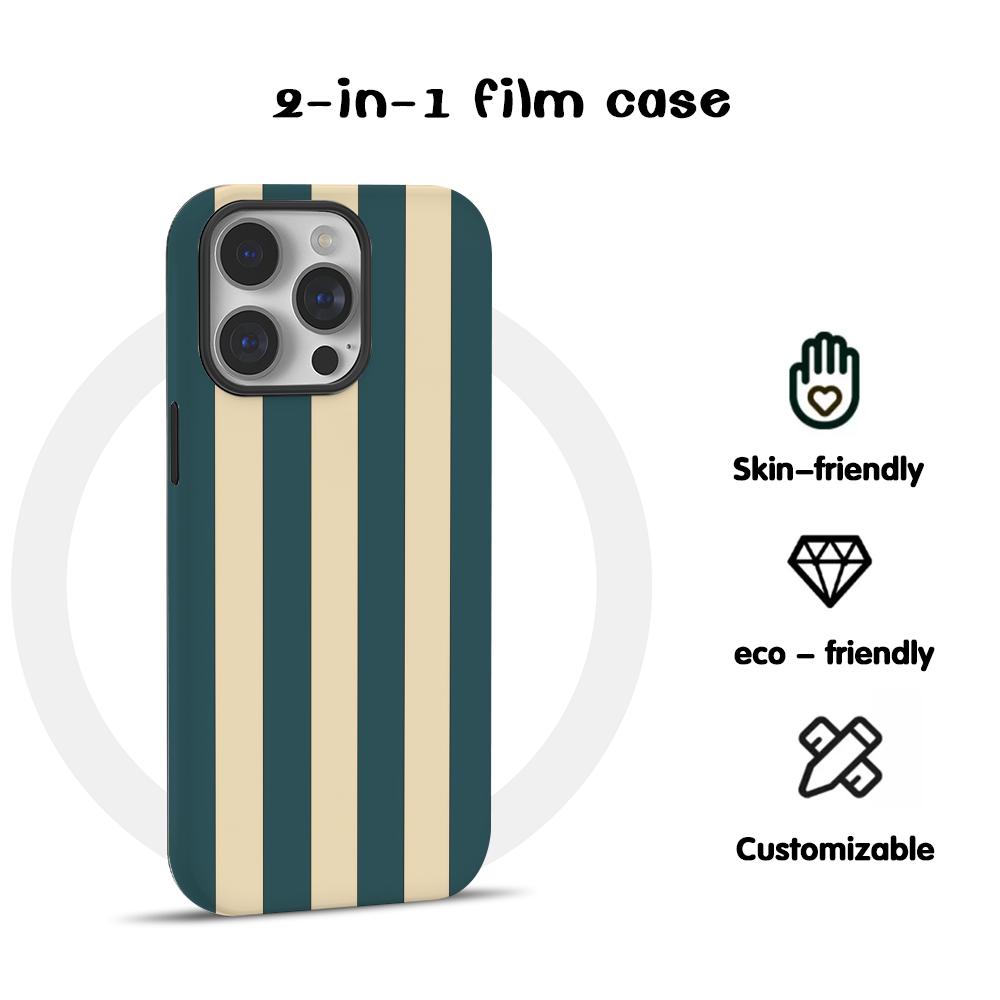 Apple Iphone 16 - Funda Protectora para Teléfono con Rayas