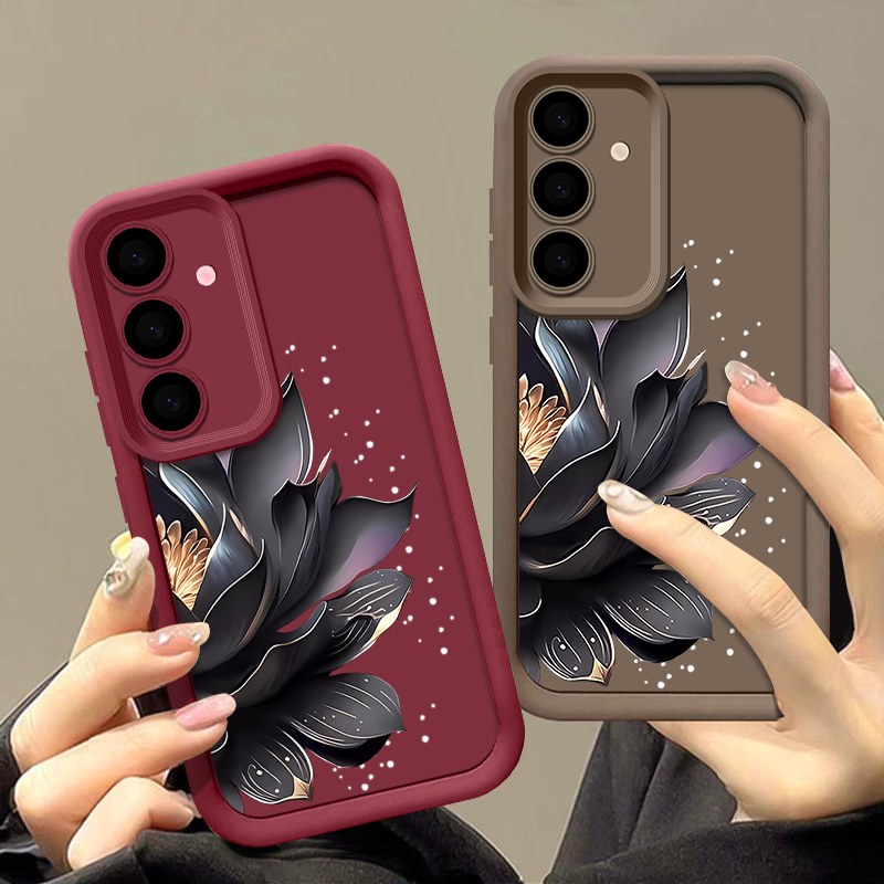 Funda de teléfono con flor de  - Samsung Galaxy A55 reseña y precio